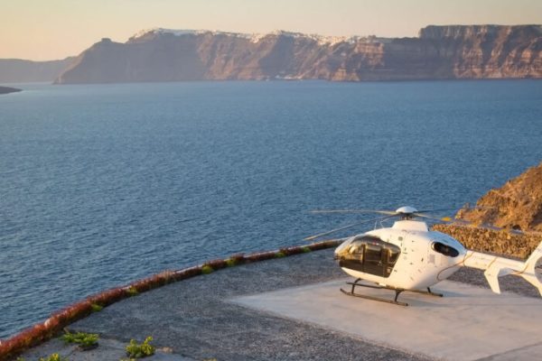 Private Santorini Helicopter Tour